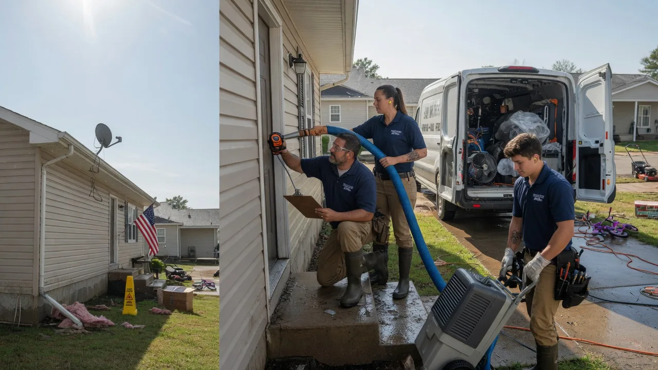 Ceiling Water Damage Restoration in Atlanta, MI near me
